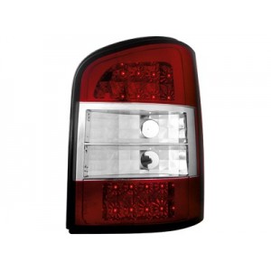 Čir&aacute; světla VW T5 03-09 - LED, červen&aacute;/krystal