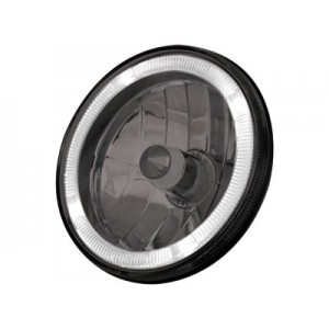 Čir&aacute; optika VW Golf I+II - d&aacute;lkov&aacute; světla &ndash; čern&yacute; chrom